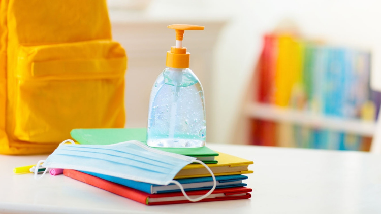 School supplies hand sanitizer
