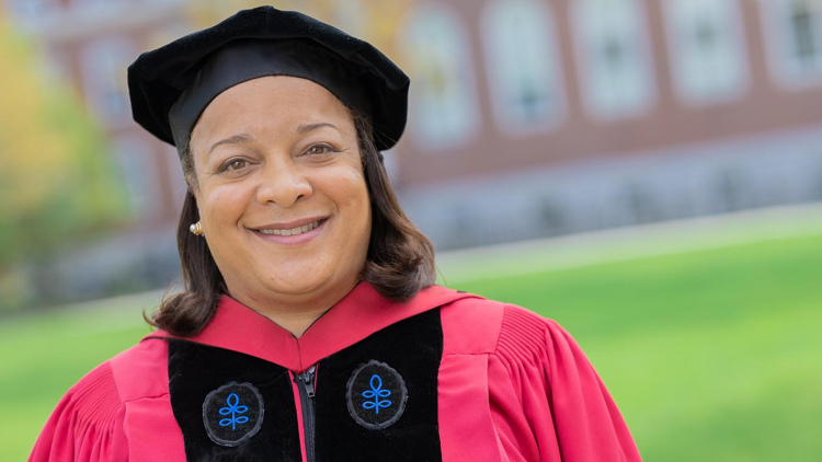 Bridget Long at Commencement