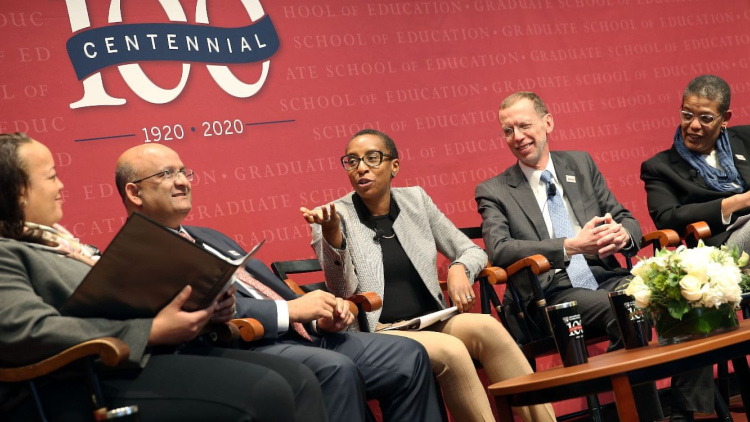 Deans panel at HGSE Centennial