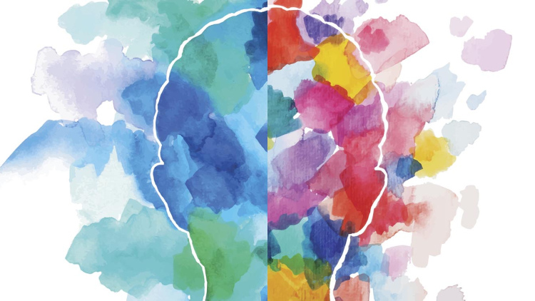 Colorful head