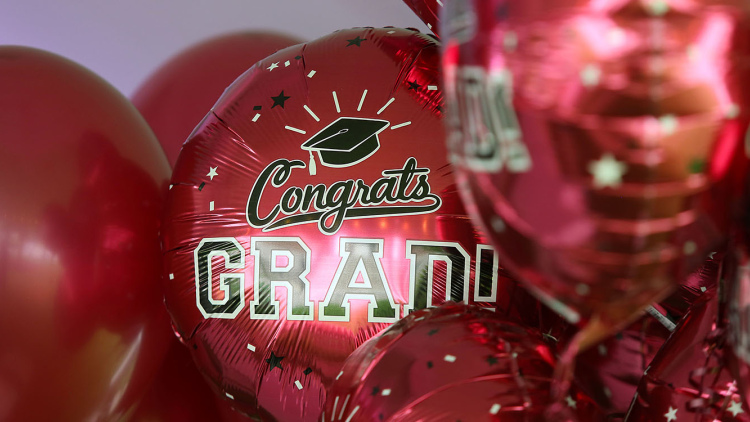 Commencement balloons