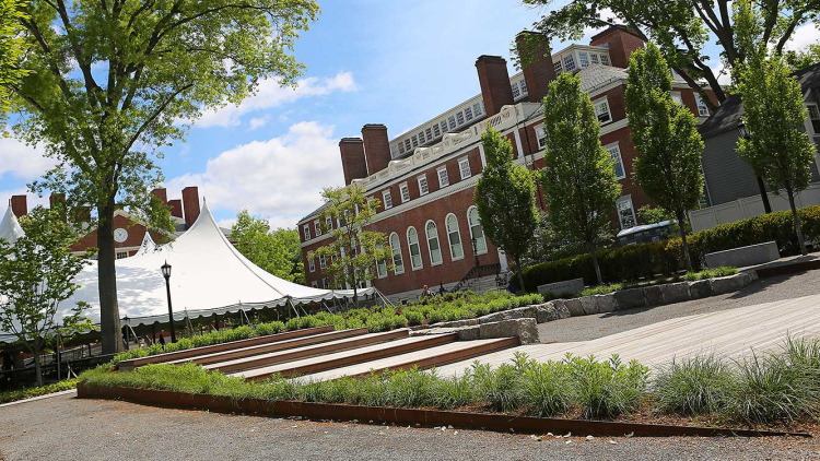 Commencement tent