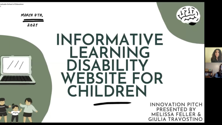 Slide from special education project
