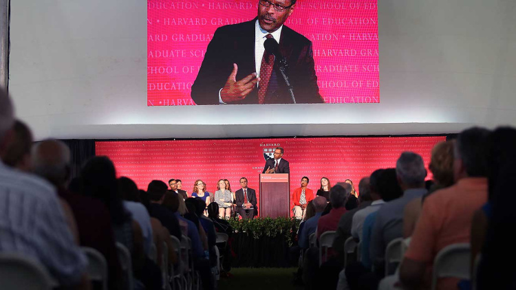 John Silvanus Wilson at HGSE Convocation