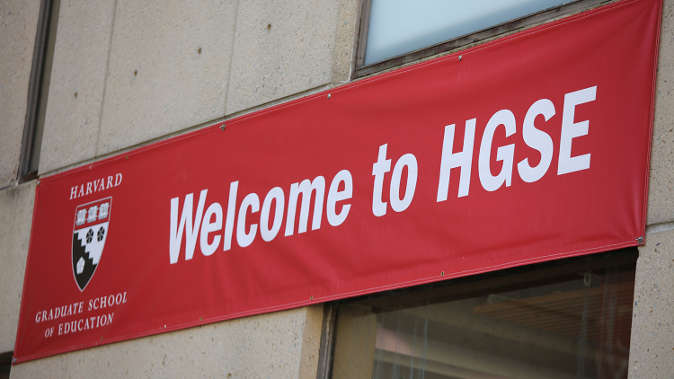 Welcome HGSE sign