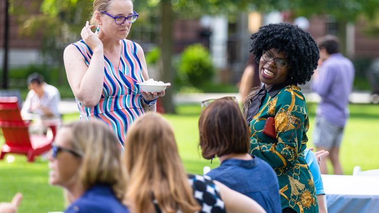 Staff ice cream social