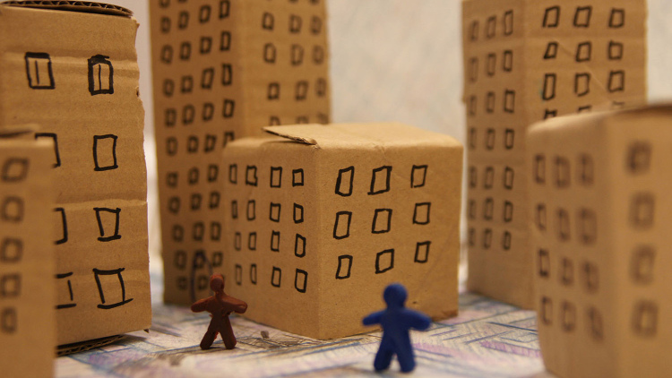 cardboard city