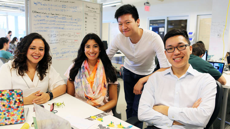 The CubbyCase team in the i-Lab
