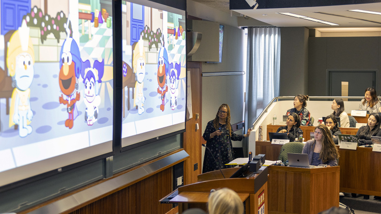 Sesame Workshop's Kay Wilson Stallings presents at HT-123