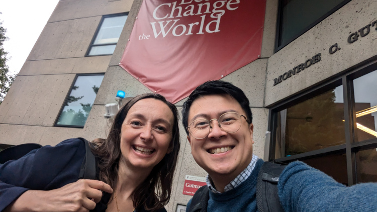 Marie Zemler Wu and Brendan Chan