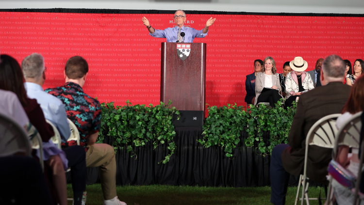 David Dockterman at podium