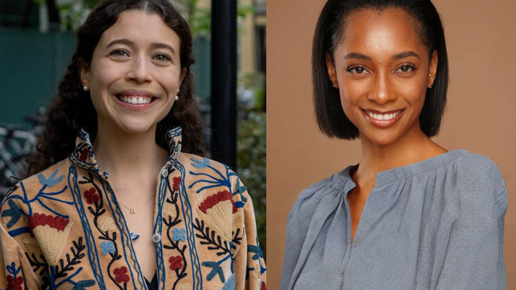 Side-by-side photos of Nené Palomo and Alexis Lassiter 
