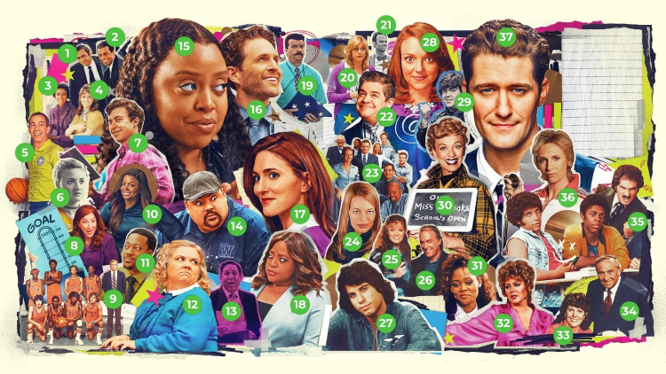 Collage of TV Teachers