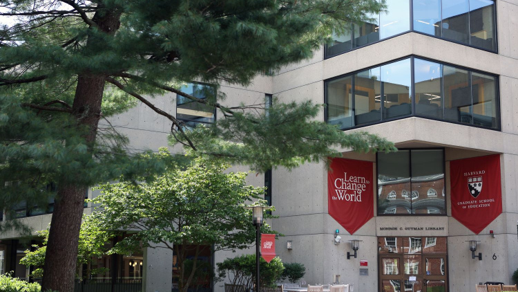 Gutman Library on HGSE Campus in Cambridge, MA