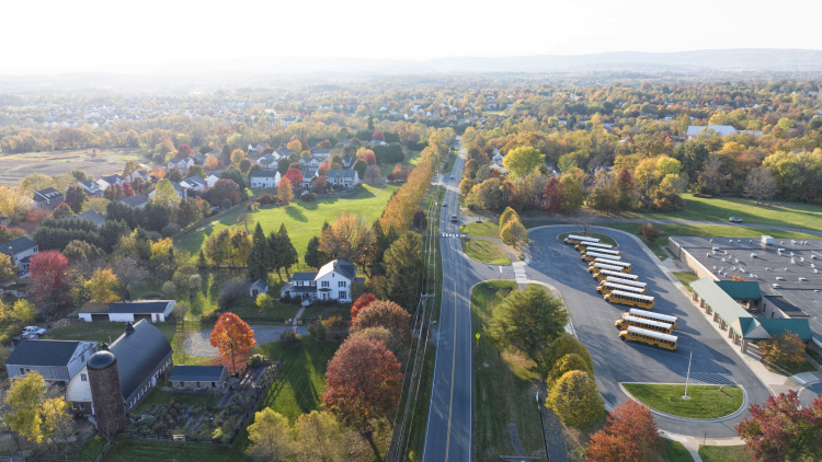 Rural America town 