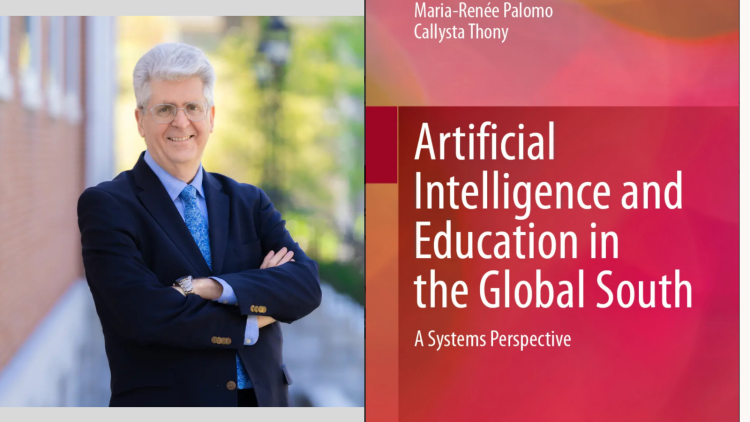 Fernando Reimers and his book cover