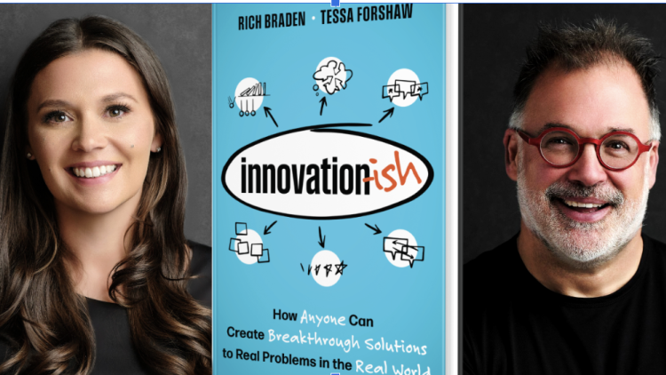 innovation-ish book cover with images of the authors