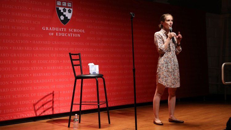 Photo of Rilda Kissel on stage