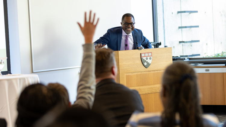 Irvin Scott engages with audience