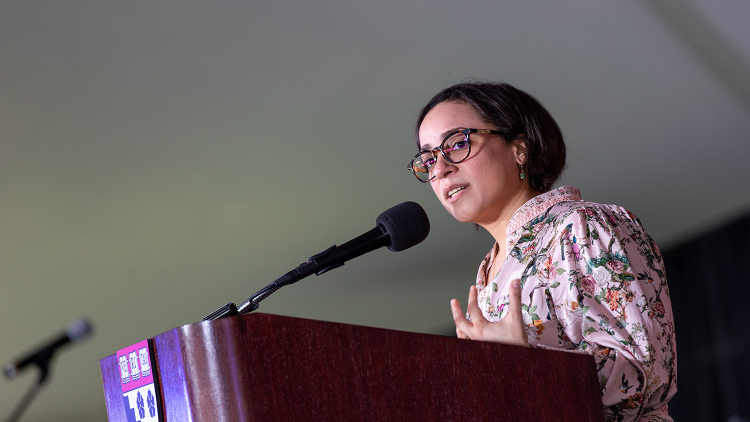 Yessenia Perez speaking