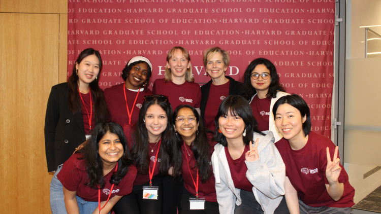 Group of students at the HGSE Dyslexia Conference 