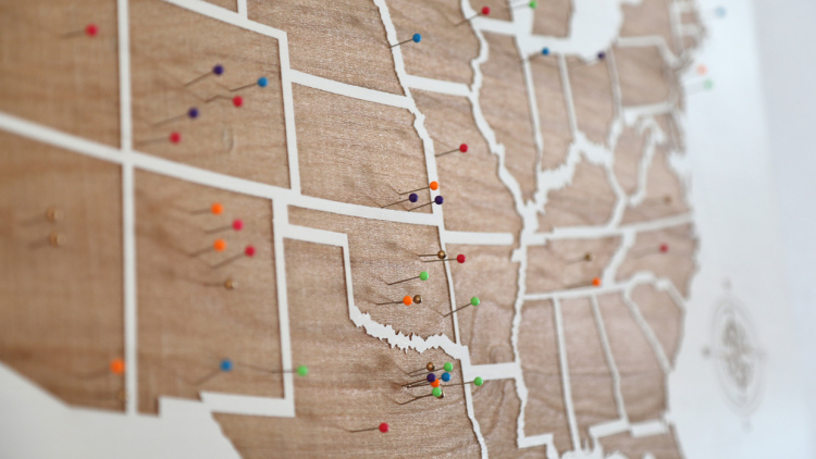 Map of the United States