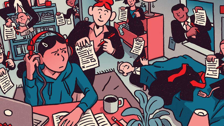 College Completion illustration by Wren McDonald