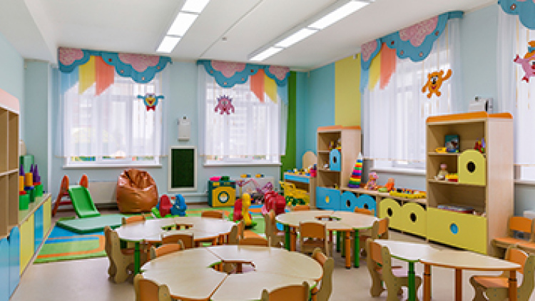 colorful kindergarten classroom