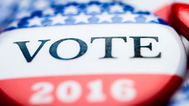 Election 2016 button