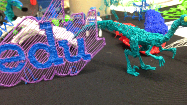 Sculptures at south by southwest education conference
