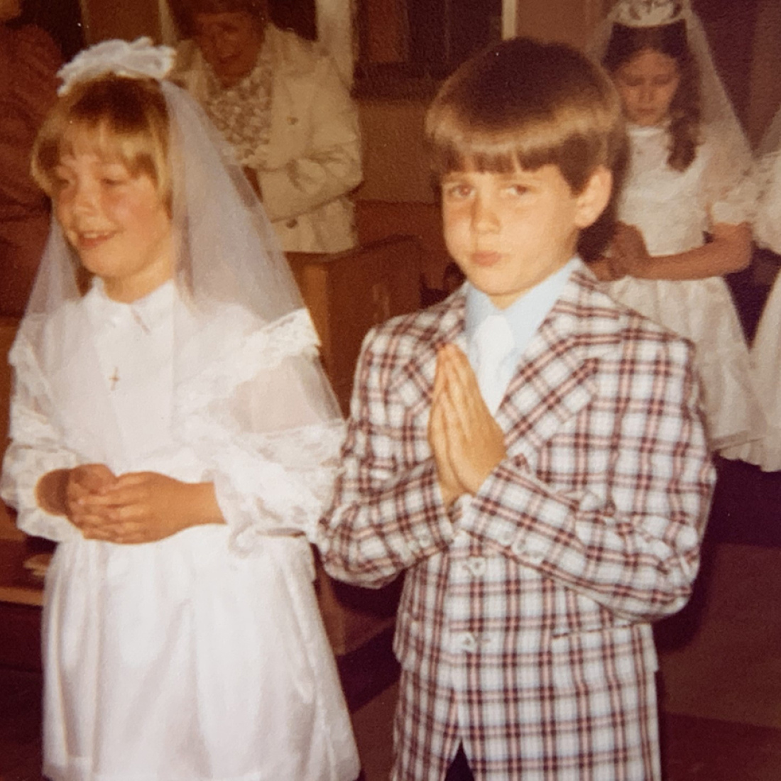 Timothy McCarthy at first communion