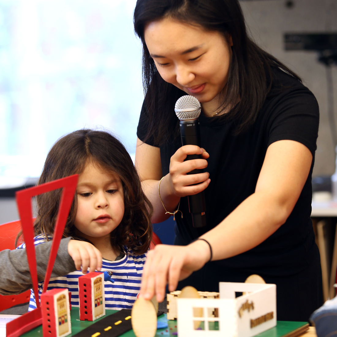 Stella Littenberg-Tobias and master's candidate Rachel Kwon