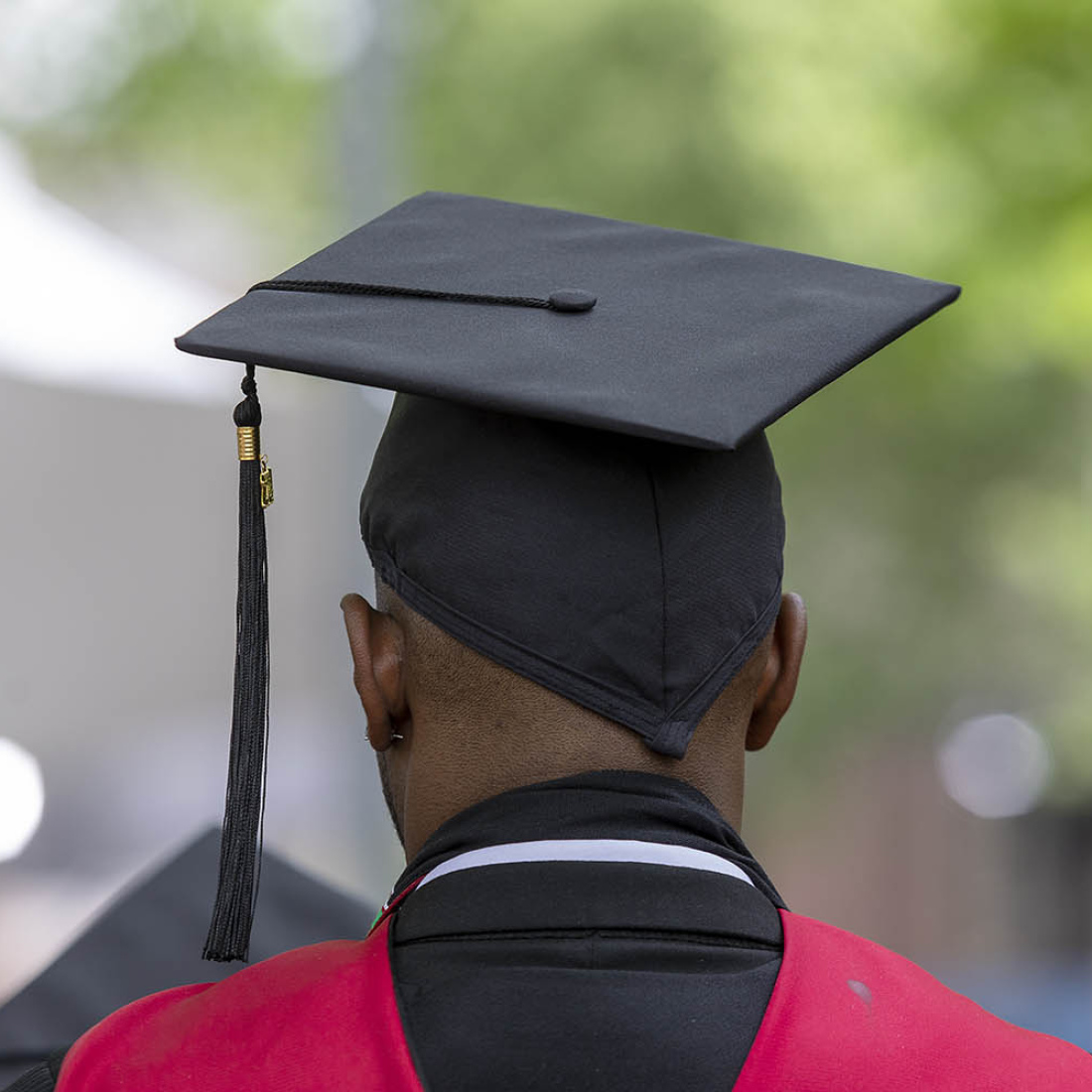 Man with mortarboard