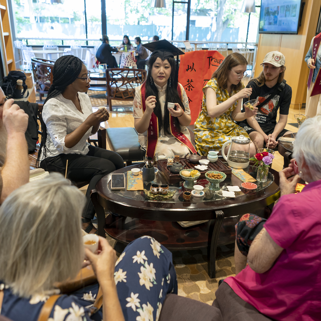 Convocation tea party