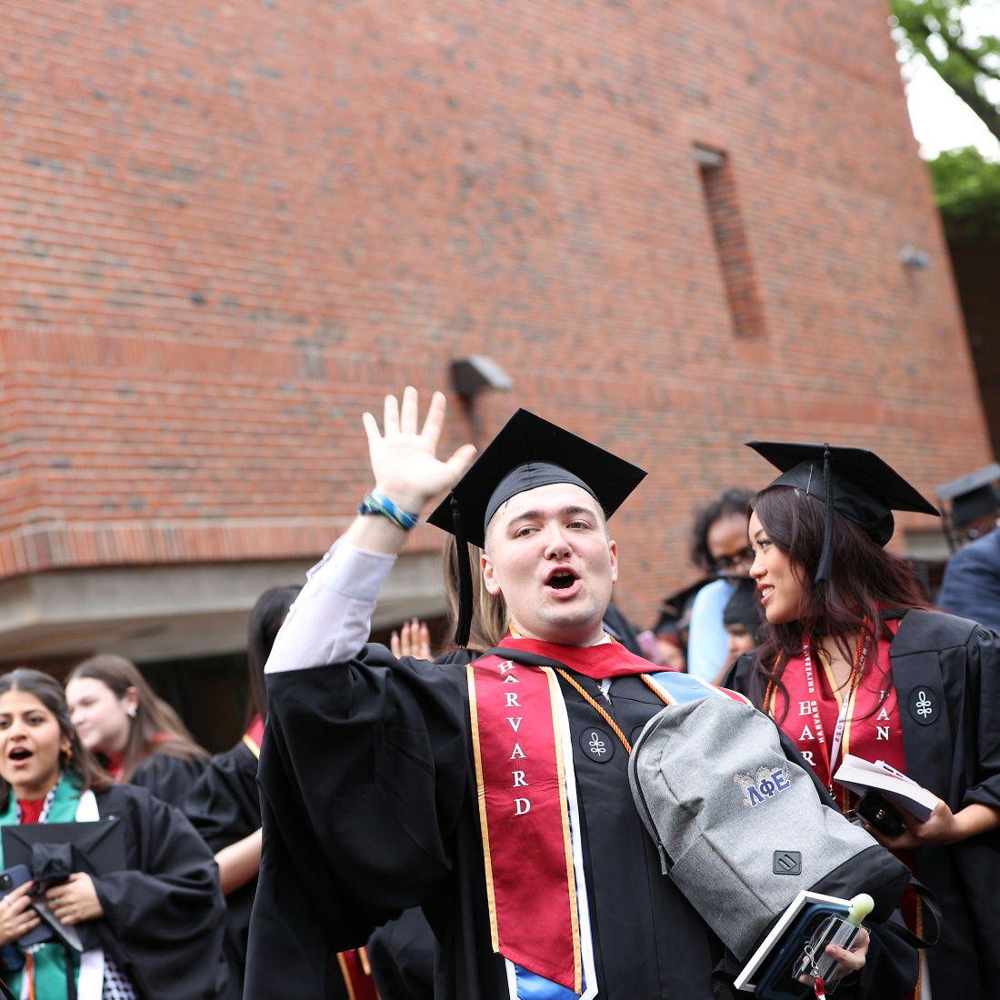 Grad lining up on Appian Way