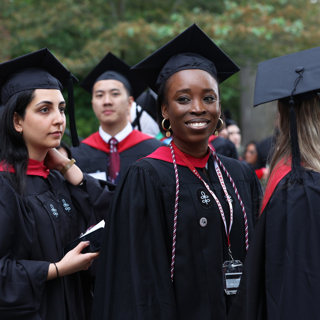 Graduates entering