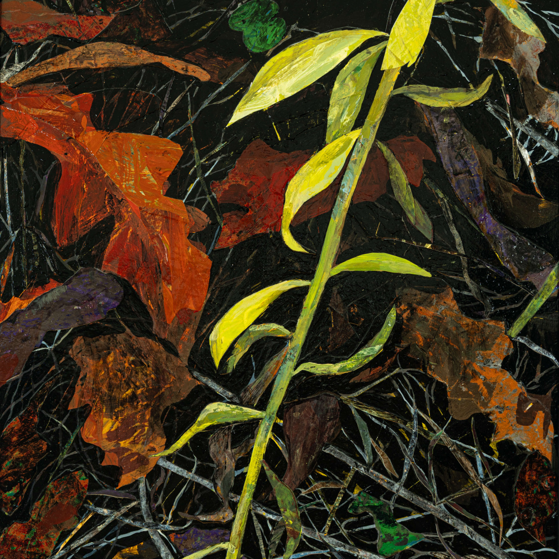 Common Sneezeweed mixed media on Arches paper