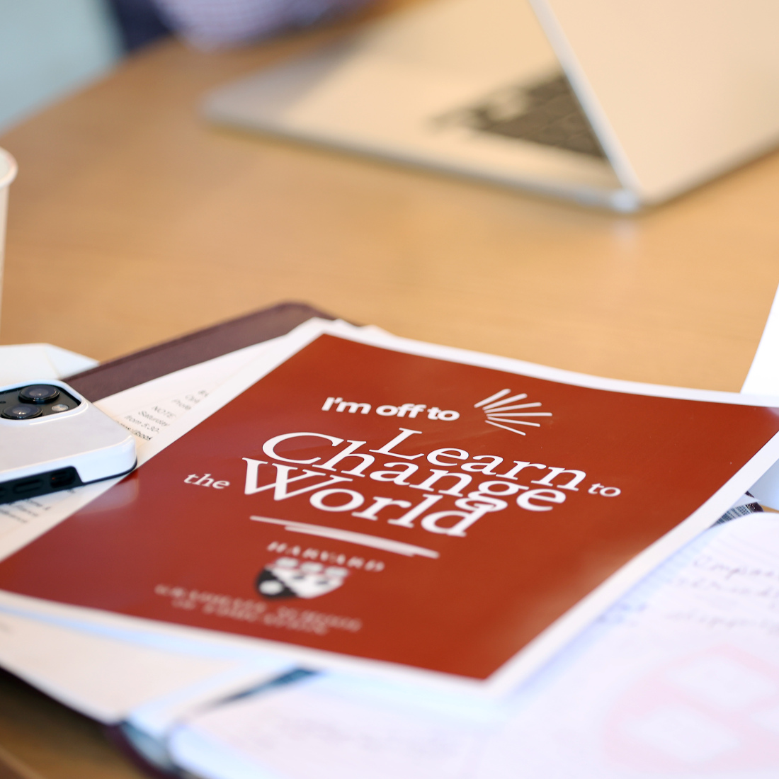 HGSE "Change the World" signage