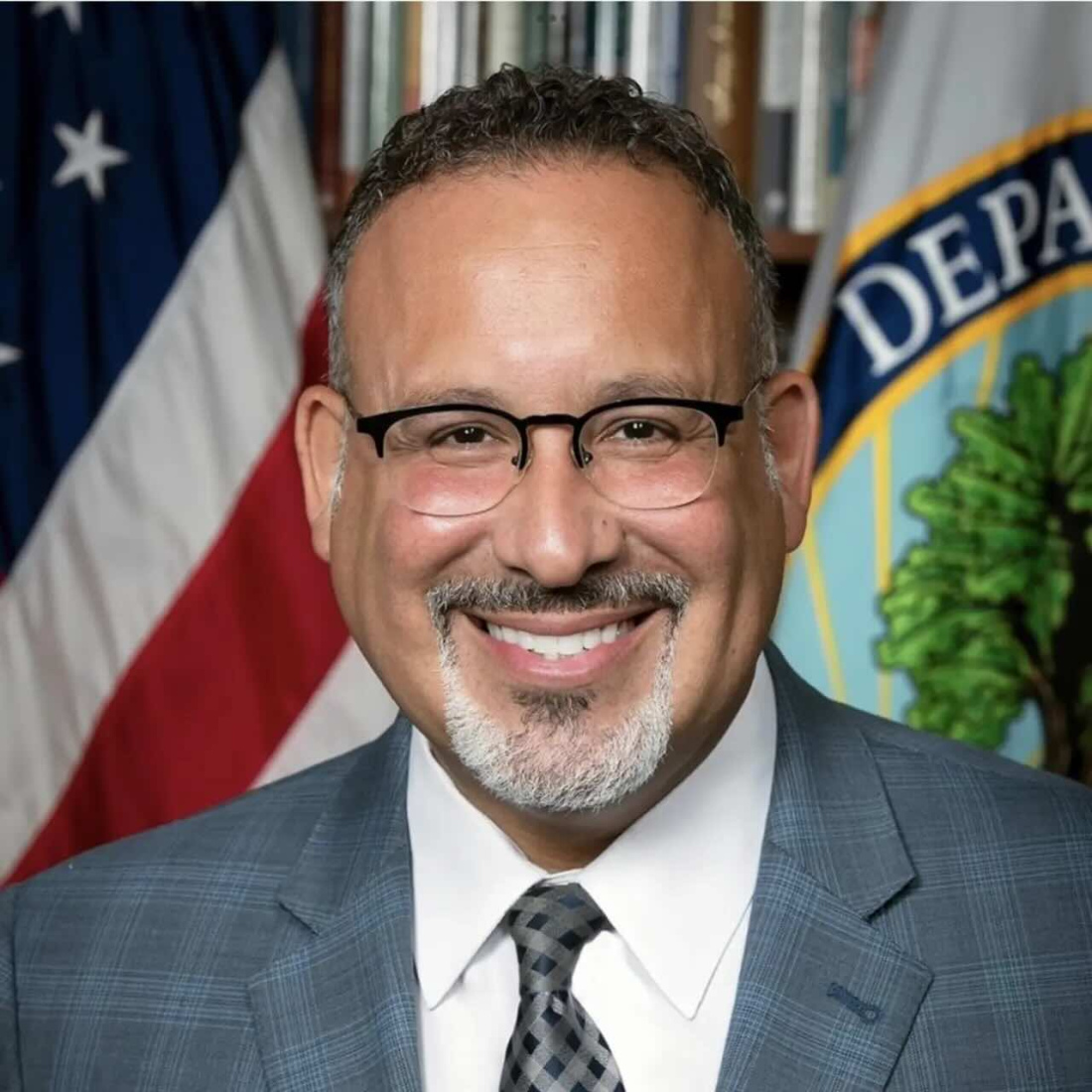 Miguel Cardona's headshot