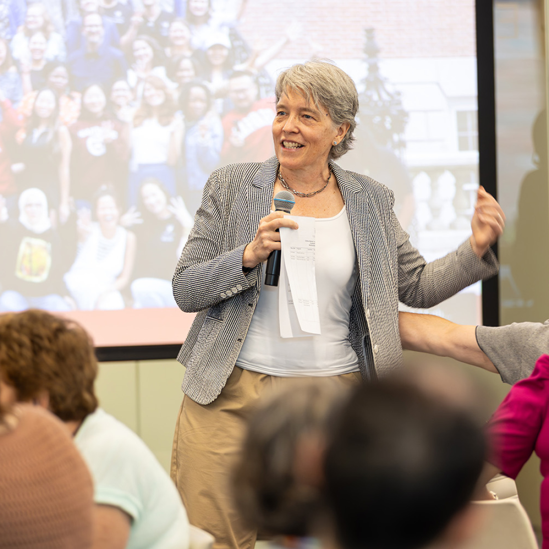 Photo of Fran Purcell at OEL Celebration