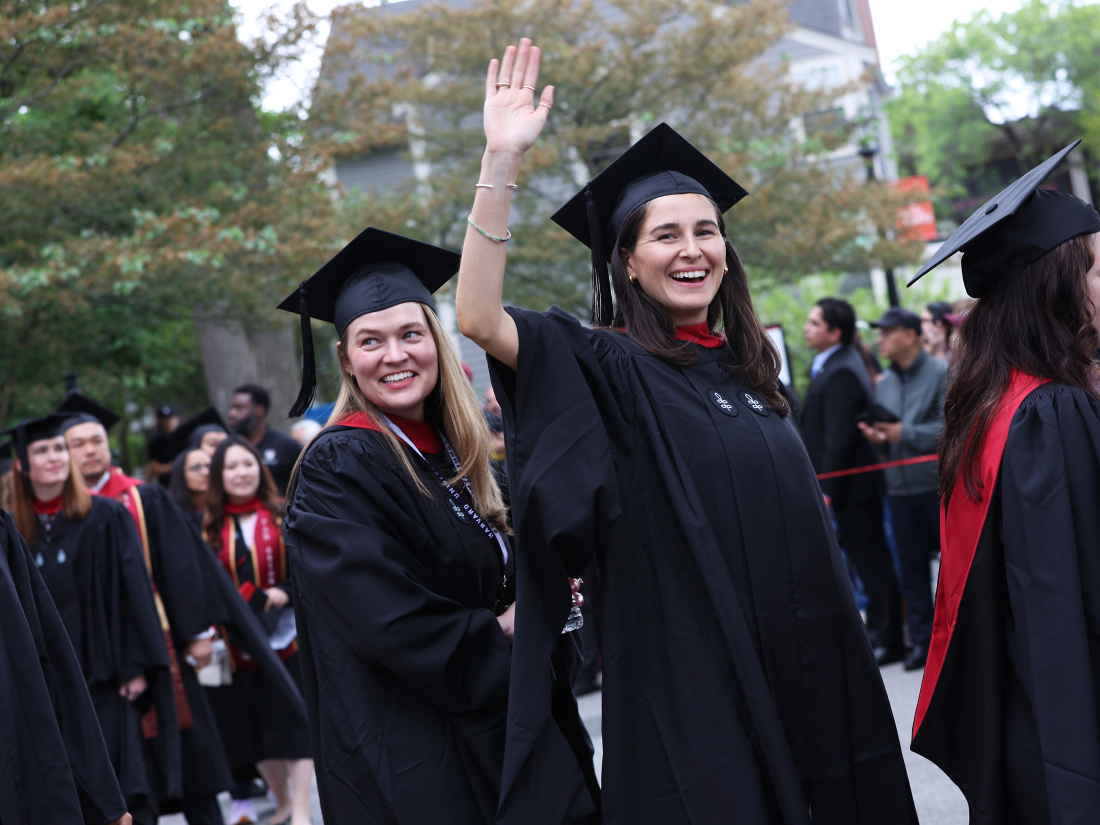 HGSE students at Harvard's 2025 Commencement